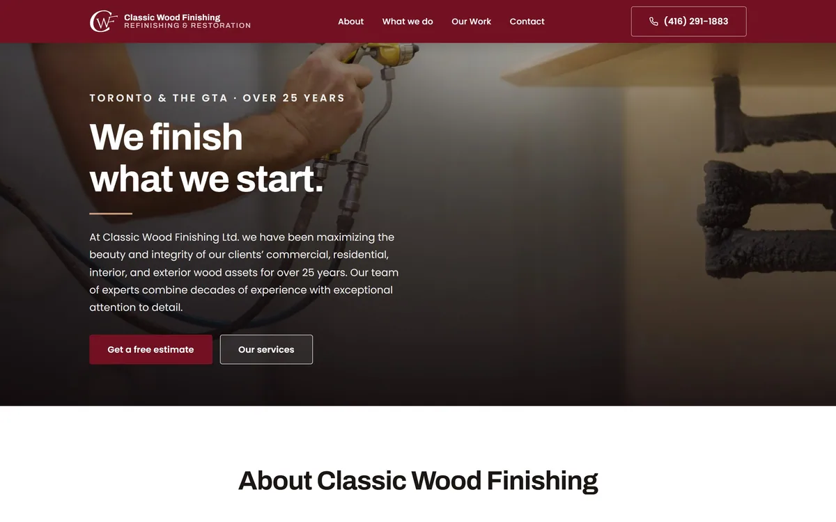 Classic Wood Finishing